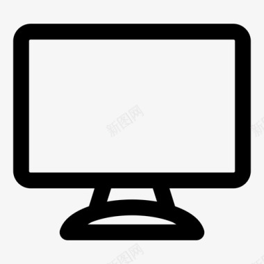 显示器计算机数码图标图标