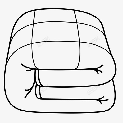 加重毯子床床罩图标svg_新图网 https://ixintu.com 加重 床罩 毯子 睡眠