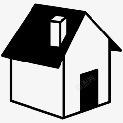 温馨住宅房子汽车贷款家庭住宅图标高清图片