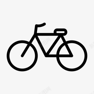 自行车运动交通方式图标图标