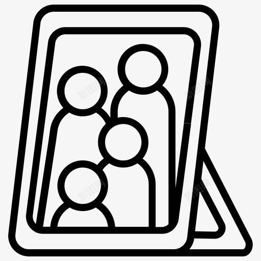 相框家庭图像图标svg_新图网 https://ixintu.com 之家 图像 图片 家庭 相框