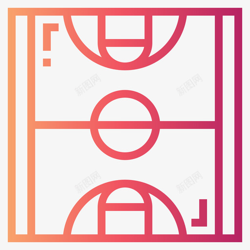 场地篮球18坡度图标svg_新图网 https://ixintu.com 场地 坡度 篮球