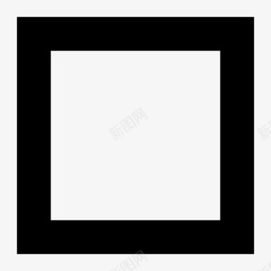 正方形长方体立方体图标图标