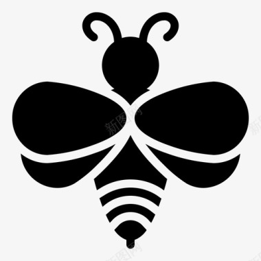 蜜蜂养蜂蜂蜜图标图标