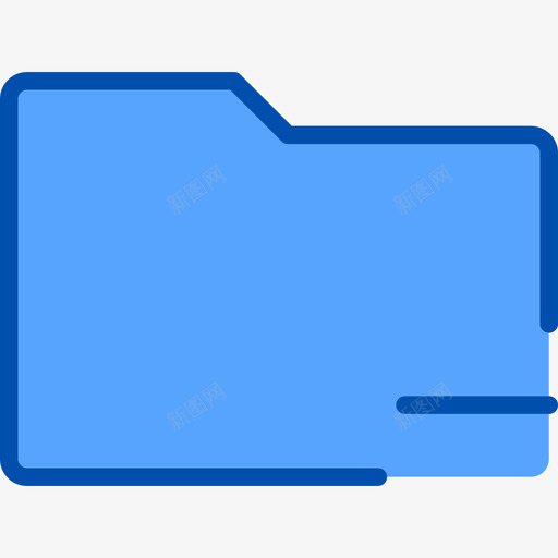文件夹文件夹和文件夹12蓝色图标svg_新图网 https://ixintu.com 文件夹 蓝色