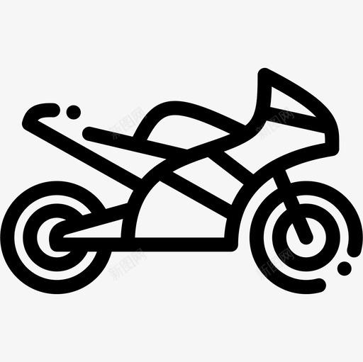摩托车极限运动18直线型图标svg_新图网 https://ixintu.com 摩托车 极限运动 直线 线型