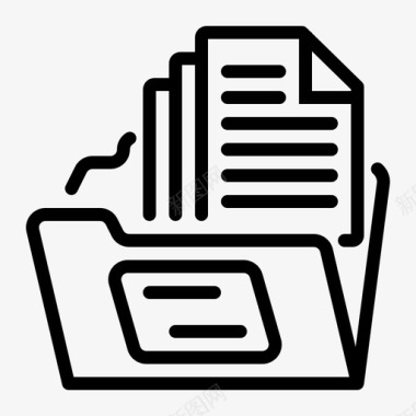 文件夹文档添加文件复制文件图标图标