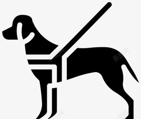 导盲犬辅助功能2填充图标图标