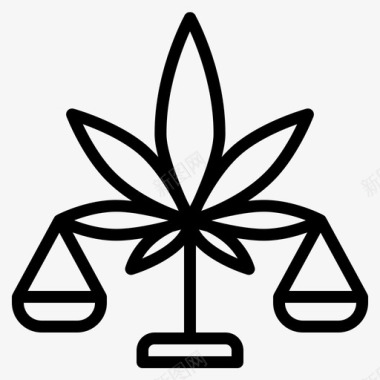 合法药物大麻非法图标图标