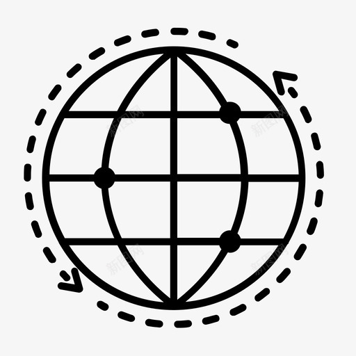 世界商业电子商务图标svg_新图网 https://ixintu.com 世界 全球 商业 电子商务 购物