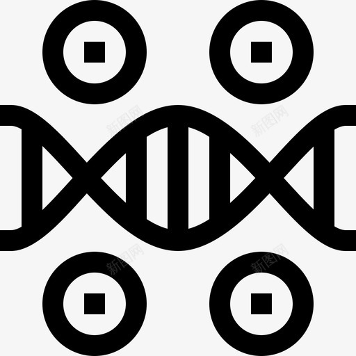 遗传学生物工程3线性图标svg_新图网 https://ixintu.com 生物工程 线性 遗传学