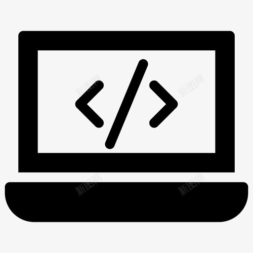 web编码html编码编程图标svg_新图网 https://ixintu.com html seo web 图标 图示 开发 编码 编程