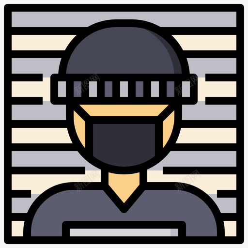 罪犯警察15岁直系肤色图标svg_新图网 https://ixintu.com 直系肤色 罪犯 警察15岁
