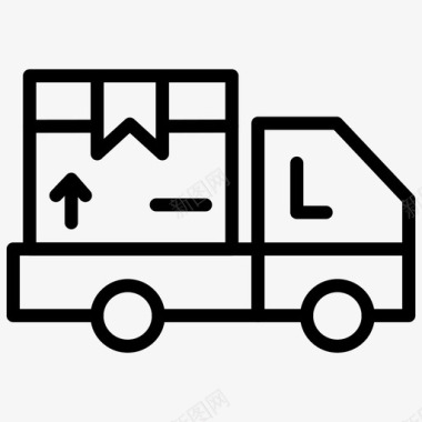 运输送货车物流图标图标