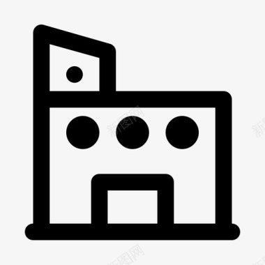 建筑商业中心图标图标