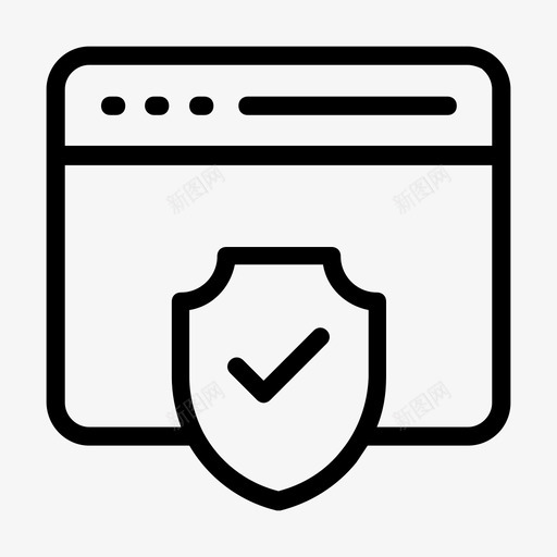 安全浏览器互联网保护图标svg_新图网 https://ixintu.com 48像素 互联网 优化 保护 字形 安全 搜索引擎 浏览器 营销