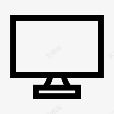 电脑电脑显示器液晶显示器图标图标
