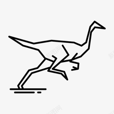 雄鸡动物恐龙图标图标