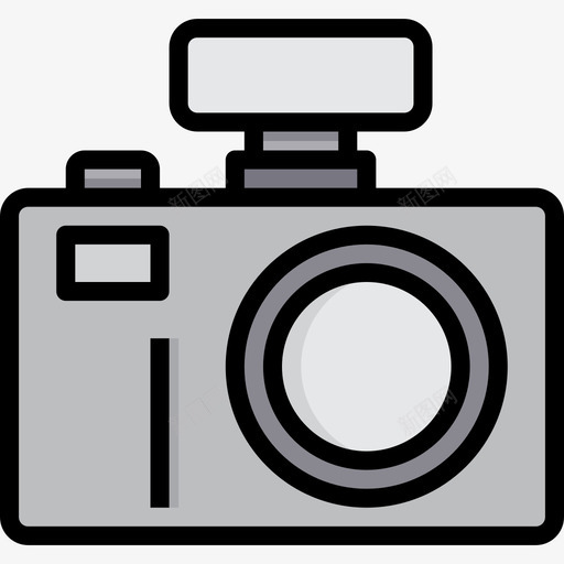 相机照片和视频6线性颜色图标svg_新图网 https://ixintu.com 照片和视频6 相机 线性颜色