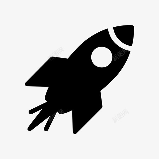 火箭艺术助推图标svg_新图网 https://ixintu.com 助推 启动 火箭 艺术 艺术设计和开发线字形 设计