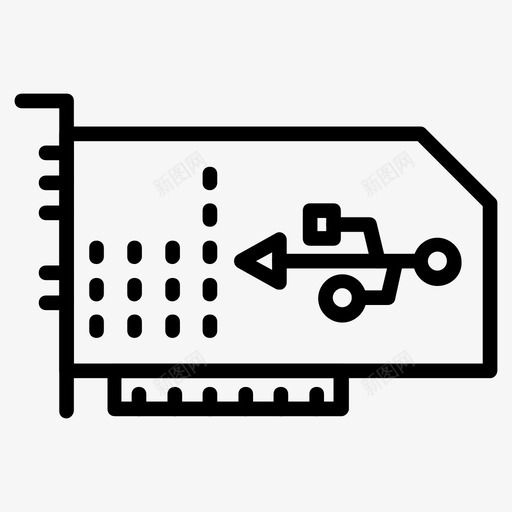 显卡gpu硬件图标svg_新图网 https://ixintu.com gpu usb 显卡 硬件 端口 计算机硬件线64px