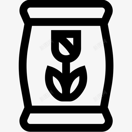 种子袋弹簧52直线型图标svg_新图网 https://ixintu.com 弹簧52 直线型 种子袋