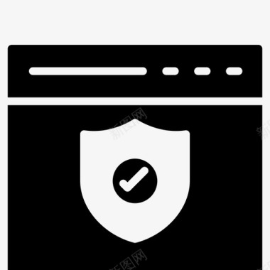 安全浏览器保护屏蔽图标图标