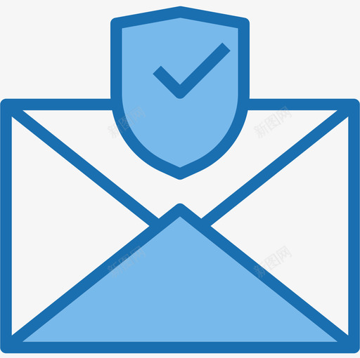 防护互联网安全42蓝色图标svg_新图网 https://ixintu.com 互联网安全42 蓝色 防护