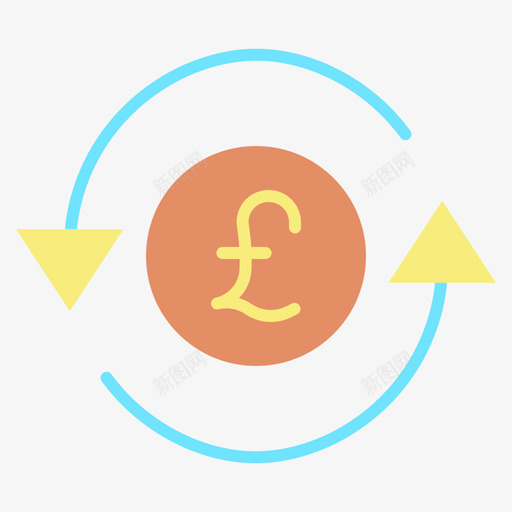 英镑货币10持平图标svg_新图网 https://ixintu.com 持平 英镑 货币