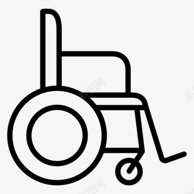 轮椅医疗保健10概述图标图标