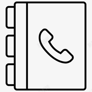 电话簿通讯录电话号码图标图标