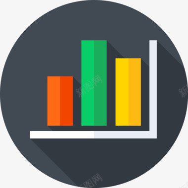 条形图营销82扁平图标图标