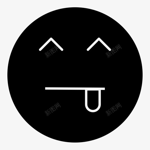 死亡表情符号脸图标svg_新图网 https://ixintu.com 实心 死亡 符号 表情