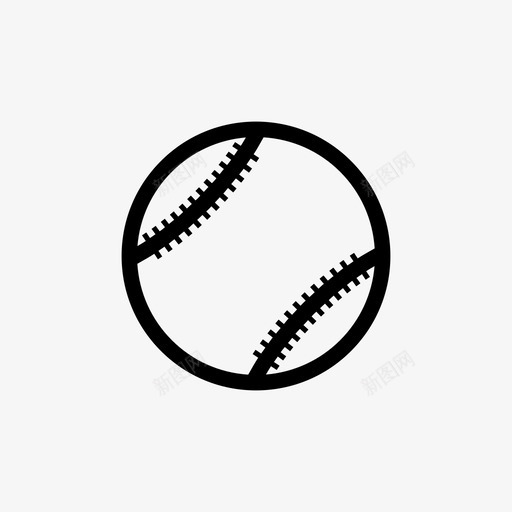 棒球装备乐趣图标svg_新图网 https://ixintu.com 乐趣 棒球 爱好 装备 运动