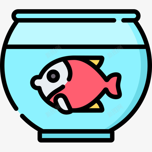 鱼缸家具31线性颜色图标svg_新图网 https://ixintu.com 家具 线性 颜色 鱼缸