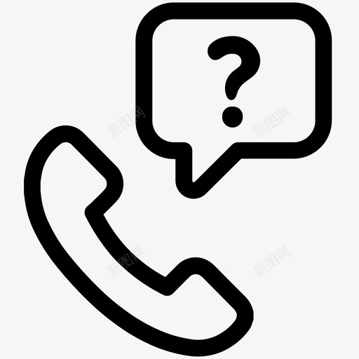 客户支持电话图标svg_新图网 https://ixintu.com 客户支持 电话