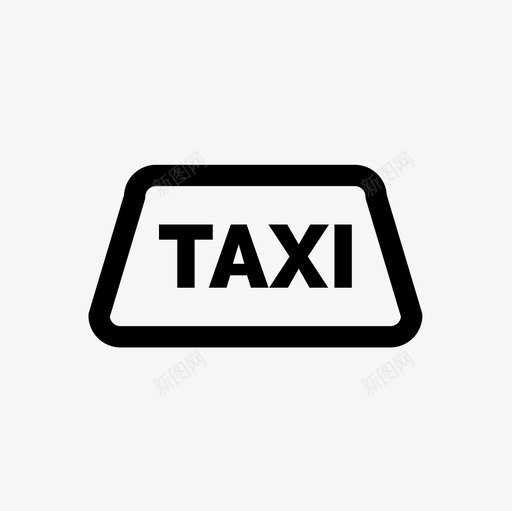 出租车运输136直达图标svg_新图网 https://ixintu.com 出租车 直达 运输