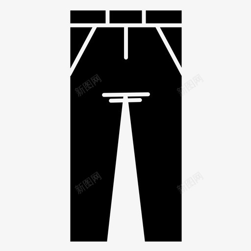 裤子衣服牛仔裤图标svg_新图网 https://ixintu.com 字形 实心 布料 牛仔裤 衣服 裤子 运输