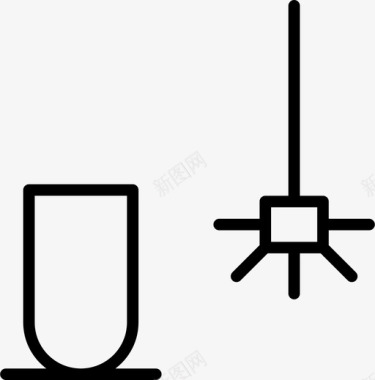 刷子清洁卫生图标图标