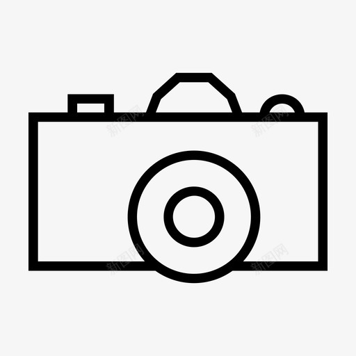 相机模拟胶片相机图标svg_新图网 https://ixintu.com 复古 摄影 模拟 相机 胶片