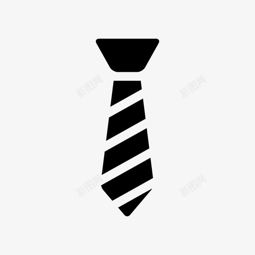 领带商务正式图标svg_新图网 https://ixintu.com 创业 制服 商务 正式 领带