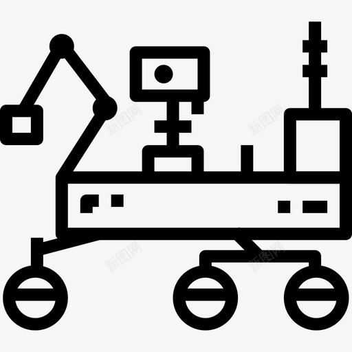 机器人宇宙26直线型图标svg_新图网 https://ixintu.com 宇宙 机器人 直线 线型