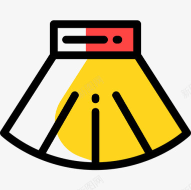 裙子时髦13颜色省略图标图标