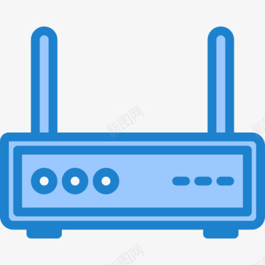 Wifi设备17蓝色图标图标