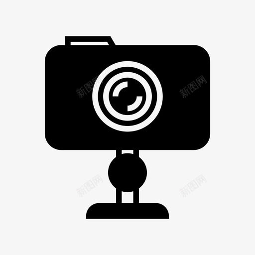 照相机数码相机设备图标svg_新图网 https://ixintu.com 媒体 快门 数码相机 照相机 设备