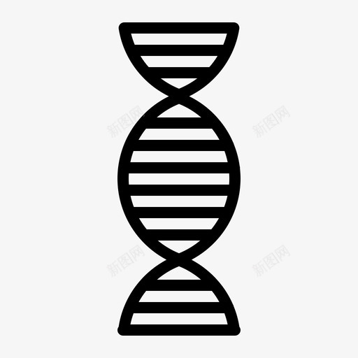 dna生物学遗传学图标svg_新图网 https://ixintu.com dna 字形 实验室 生物学 遗传学