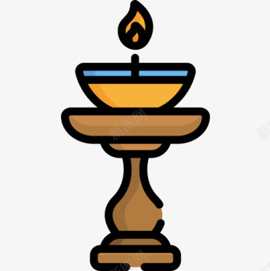 蜡烛对话框2线颜色图标图标