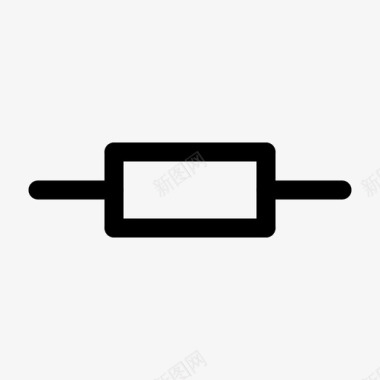 电阻电流电路图标图标