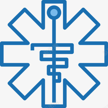 药房医疗保健10蓝色图标图标
