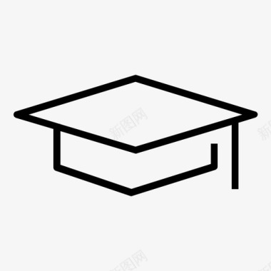 毕业帽子教育图标图标